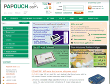 Tablet Screenshot of papouch.com
